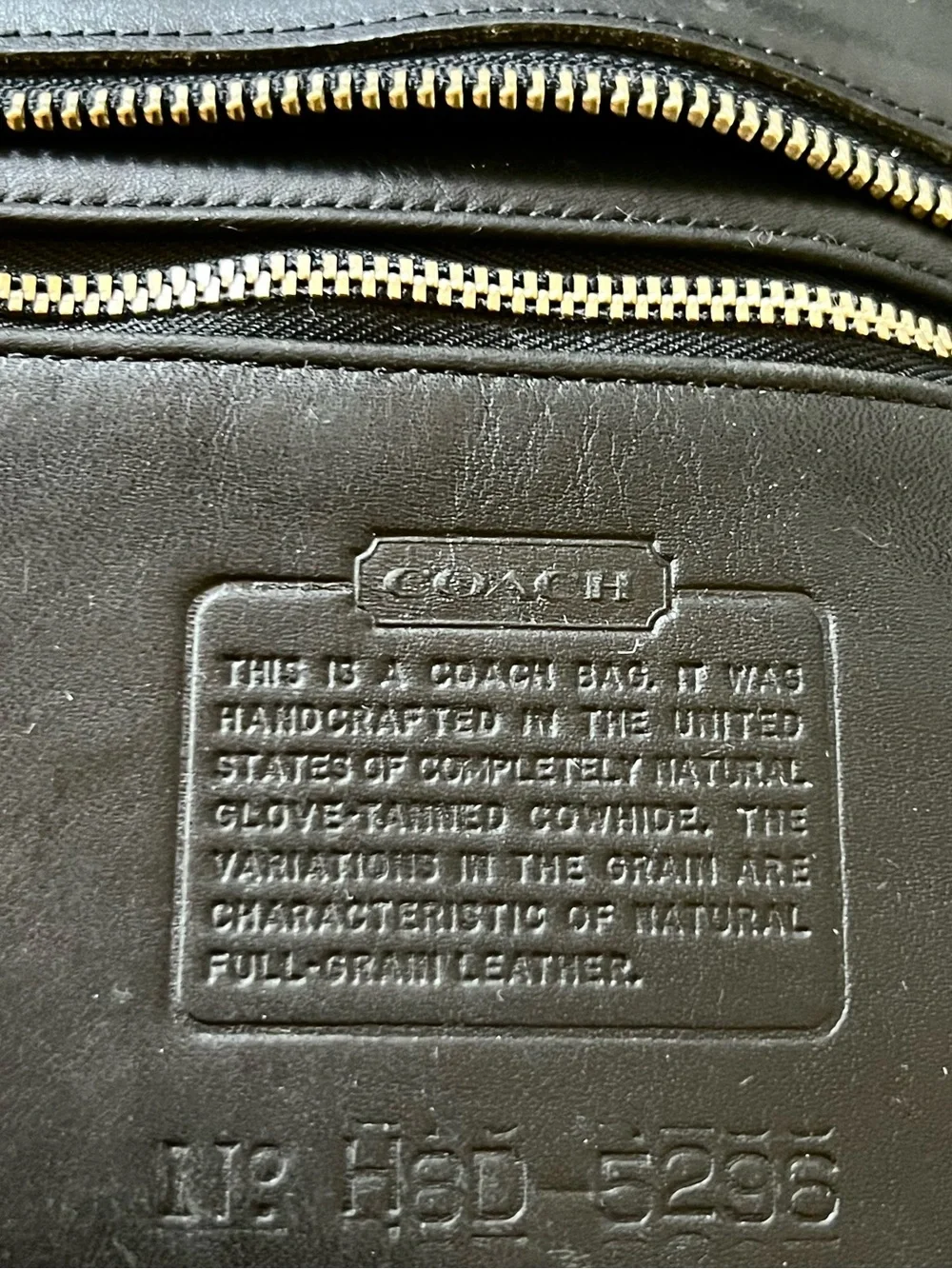Coach Vintage Bonnie Cashin Black Leather Briefcase Laptop bag 1990